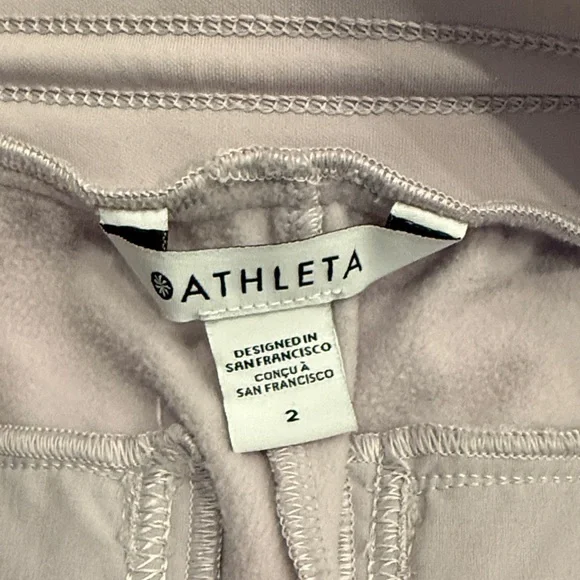 Athleta Quilted Jogger Pants - Picture 2 of 5